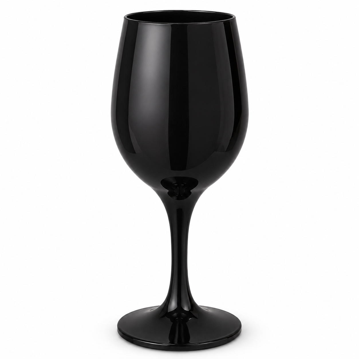 BLACK WINE GLASS