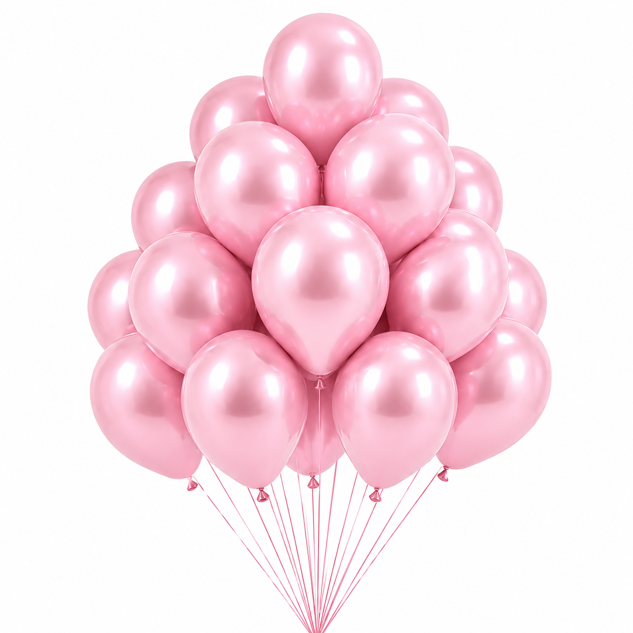 12-INCH SHINY PINK BALLOON