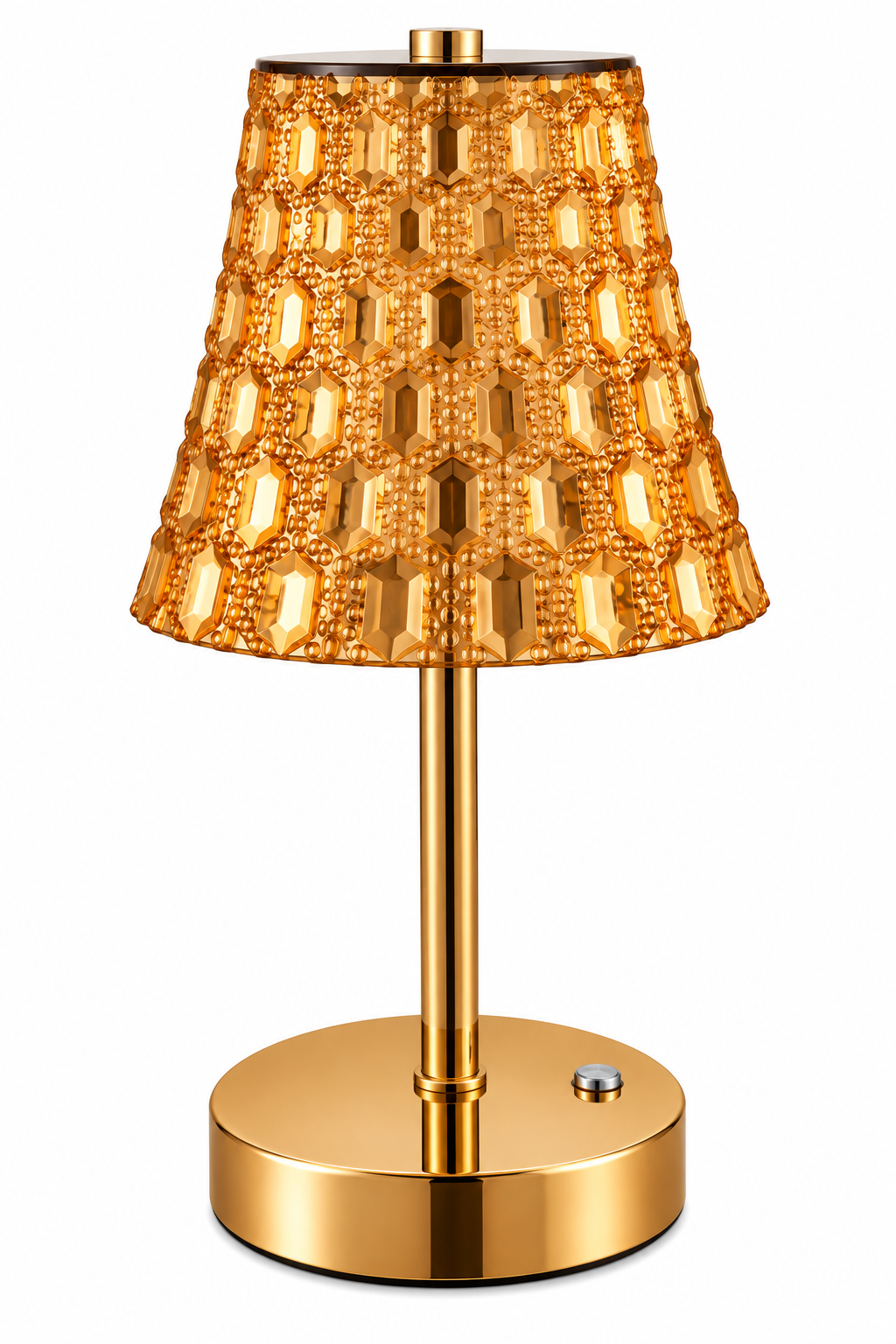 25CM JEWEL GOLD TABLE LAMP