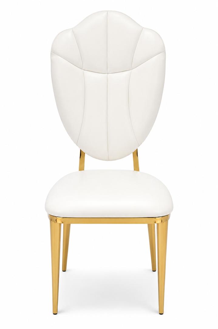 PAIR OF TULIP ROUND BACK ACCENT CHAIR