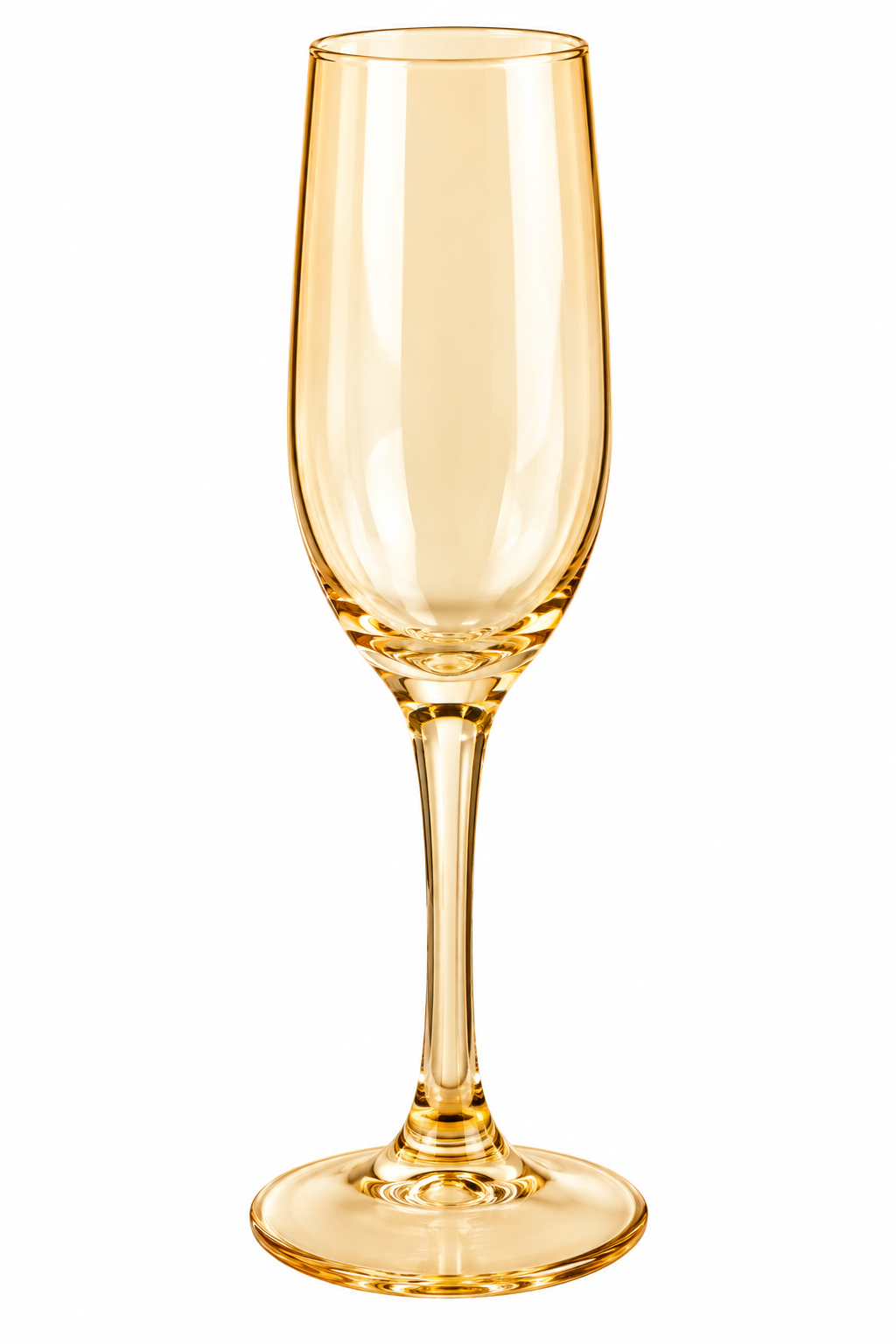 LIGHT AMBER CHAMPAGNE FLUTE – 6 PCS SET