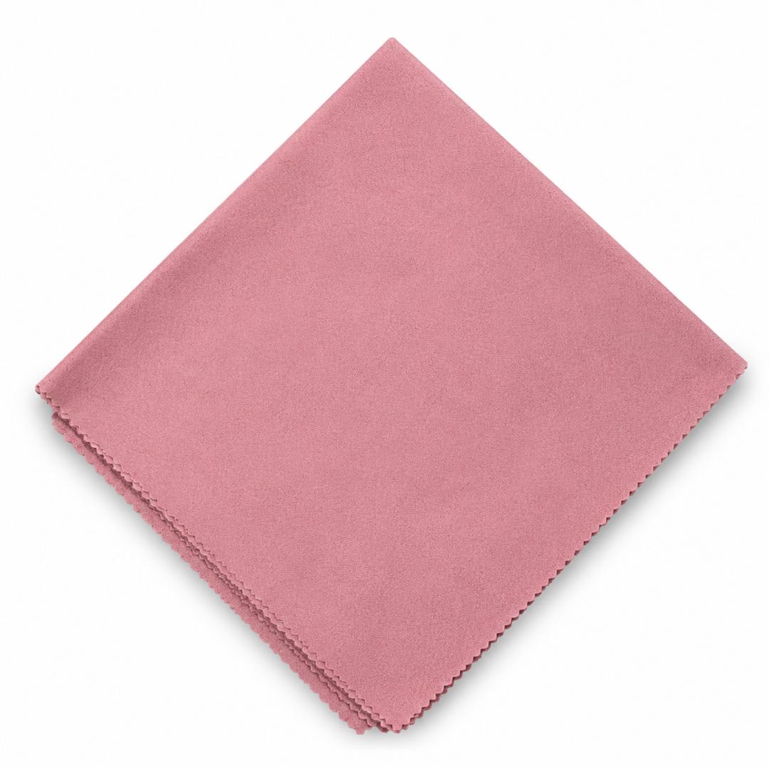 DUSTY ROSE SUEDE SQUARE NAPKIN